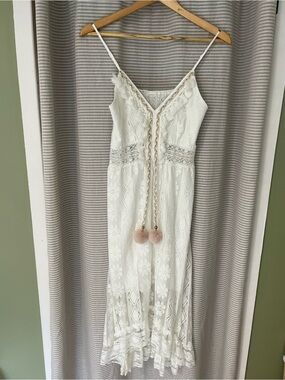 Boho Lace Spaghetti-Strap Dress NWOT